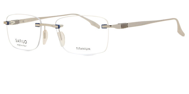 Safilo LENTE 01 010 Square Palladium Eyeglasses  display picture 3