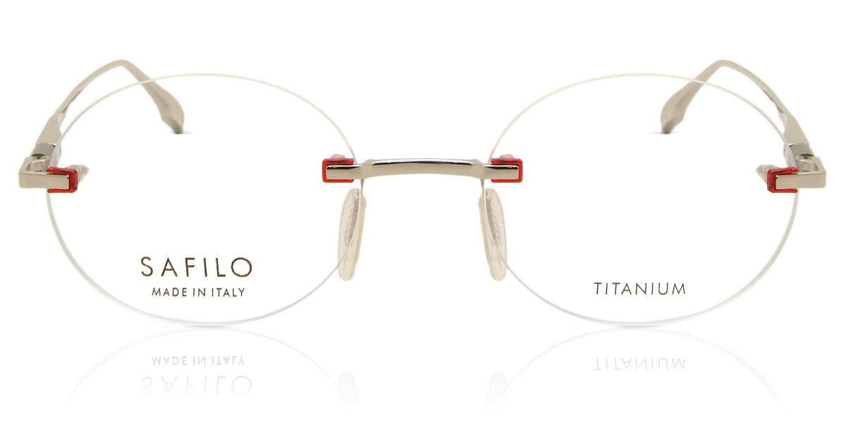 Safilo LENTE 02 010 Round Palladium Eyeglasses | SmartBuyGlasses US