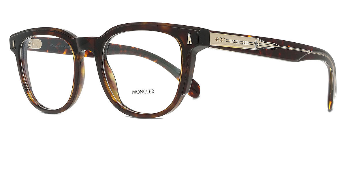 Moncler ME2002 3002 Square Brown Tortoise Eyeglasses