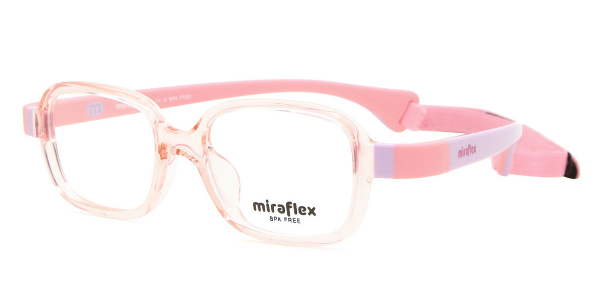 Miraflex MF4001 Kids K591 Transparent Pink Eyeglasses