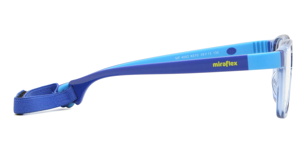 Miraflex MF4002 Kids K610 Square Transparent Azure Eyeglasses