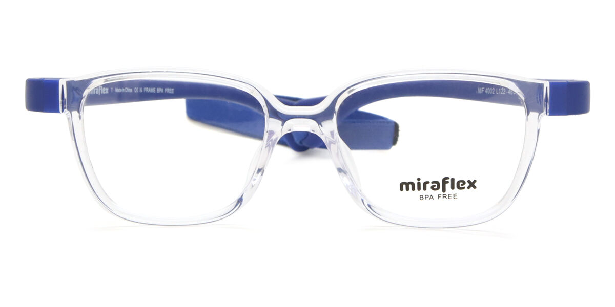 Miraflex MF4002 Kids L122 Square Clear Eyeglasses | SmartBuyGlasses US