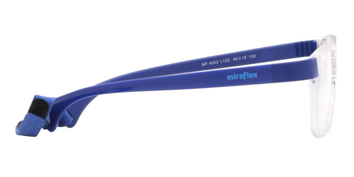 Miraflex MF4002 Kids L122 Square Clear Eyeglasses | SmartBuyGlasses US