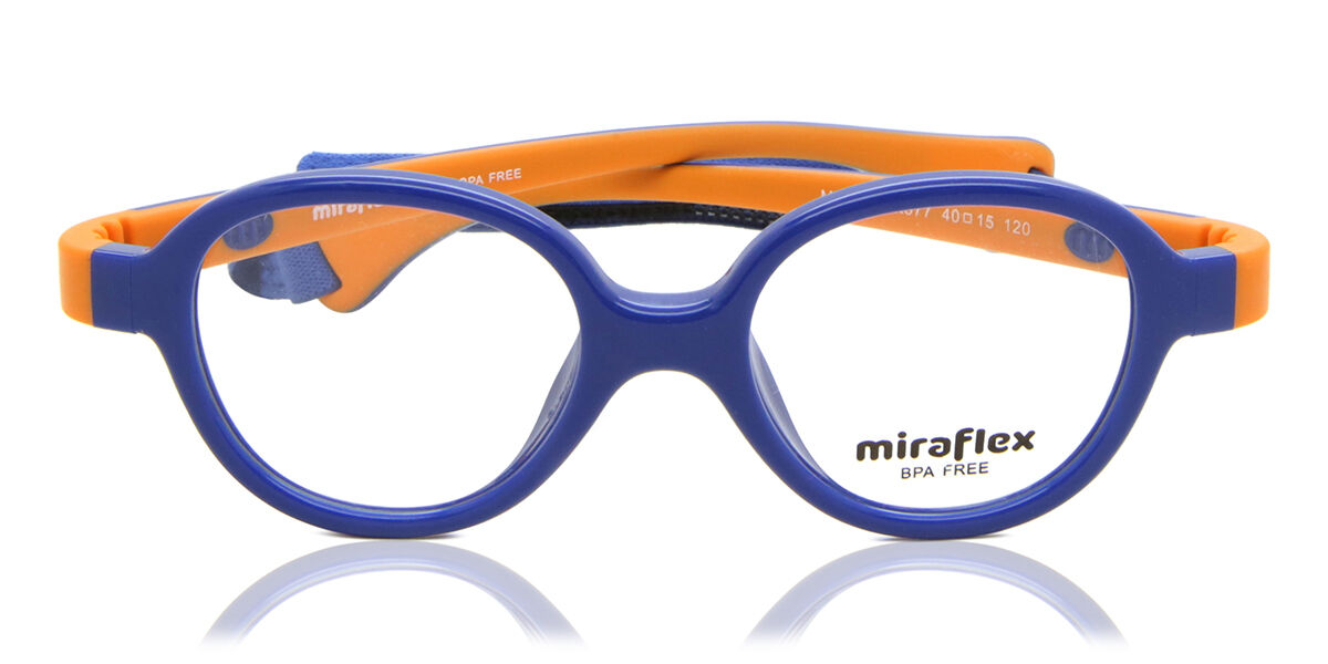 Miraflex MF4003 Kids K577 Oval Blue Orange Eyeglasses