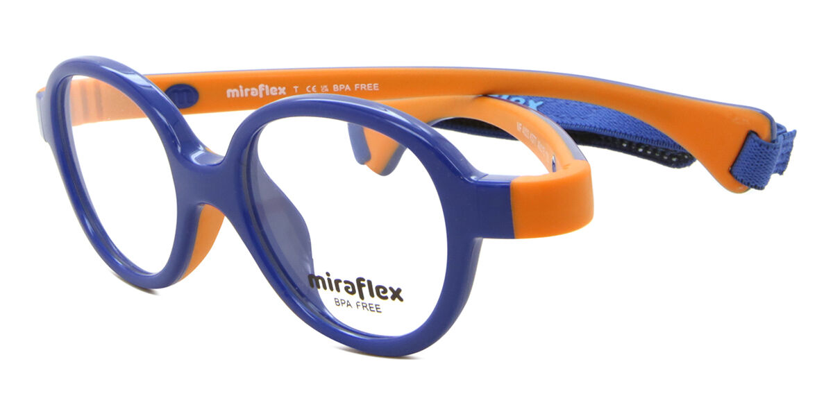 Miraflex MF4003 Kids K577 Oval Blue Orange Eyeglasses