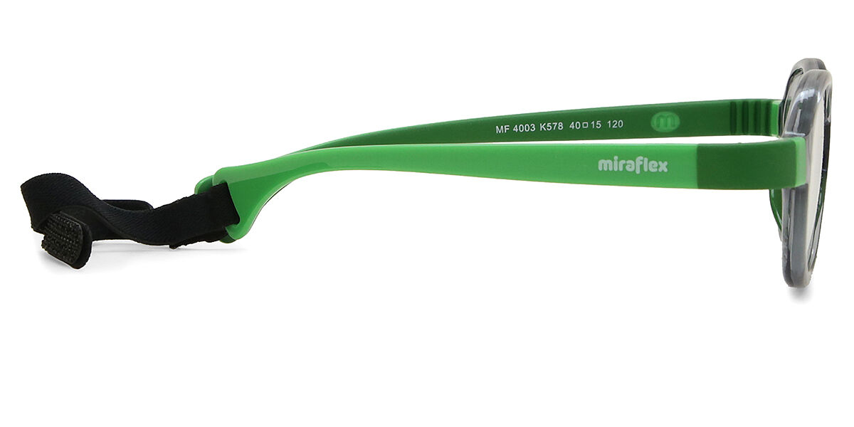 Miraflex MF4003 Kids K578 Oval Transparent Grey Eyeglasses
