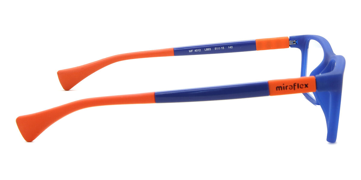 Miraflex MF4012 Kids L893 Rectangle Matte Opal Blue Eyeglasses