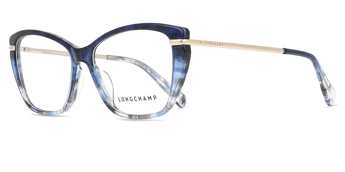 Longchamp LO2630 421 Square Blue Tortoise Eyeglasses