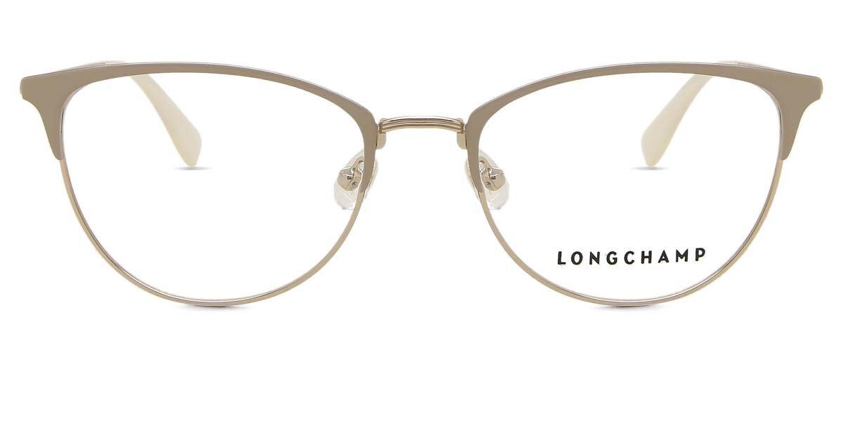 Longchamp LO2120 260 Oval Gold/Beige Eyeglasses | SmartBuyGlasses US