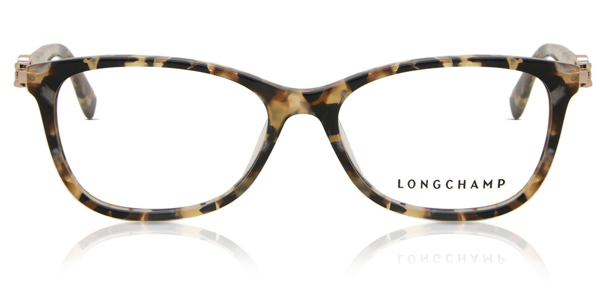 LONGCHAMP ヴィンテージフレーム+度入り薄型レンズ+カラーレンズ 未使用 Longchamp LO2633 214 Square Tortoise Eyeglasses | SmartBuyGlasses US