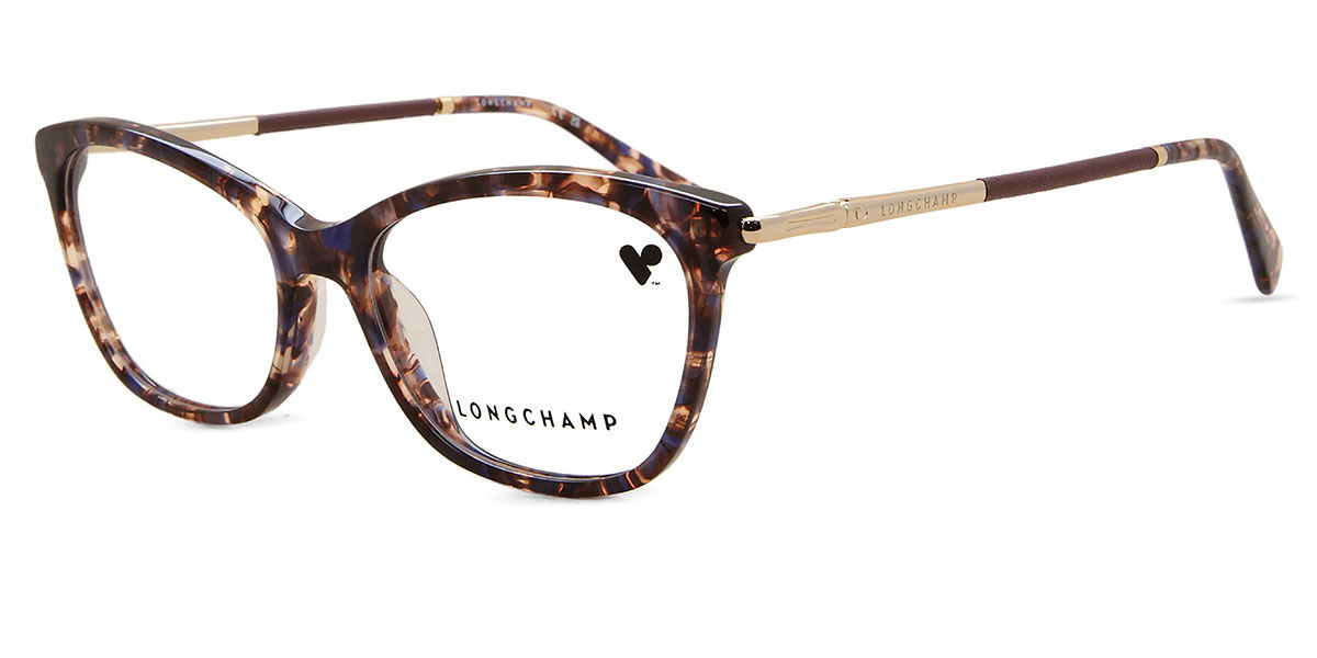Longchamp LO2670L 625 Cat Eye Purple Tortoise Eyeglasses
