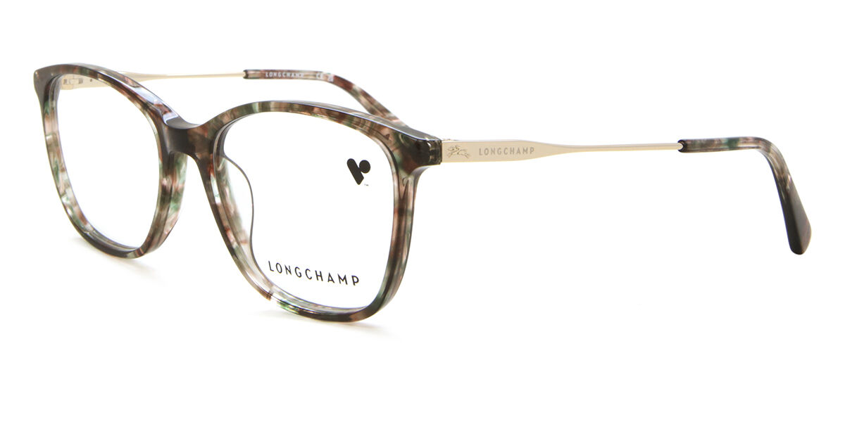 Longchamp LO2683 306 Square Green Tortoise Eyeglasses