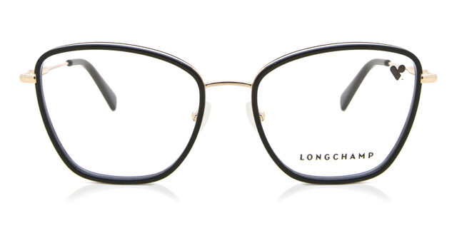 Longchamp LO2150 N 001 Butterfly Black Gold Eyeglasses  display picture 1