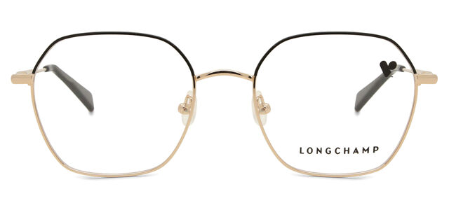 Longchamp Gold Metal Glasses Women\'s (Frames) Longchamp LO2140 714 Oval Light Gold Eyeglasses  main image 3