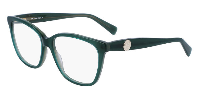 Longchamp LO167SN 303 Square Transparent Green Eyeglasses  display picture 2