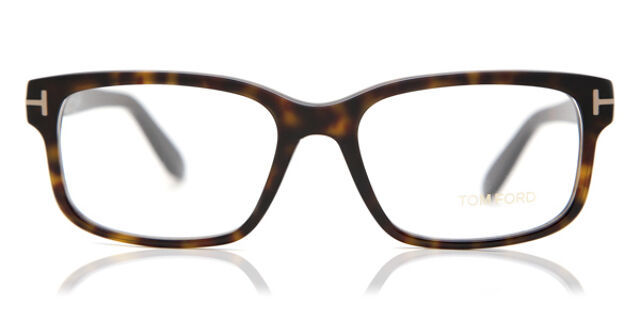 Tom Ford FT5313 052 Rectangle Matte Tortoise Eyeglasses  display picture 2