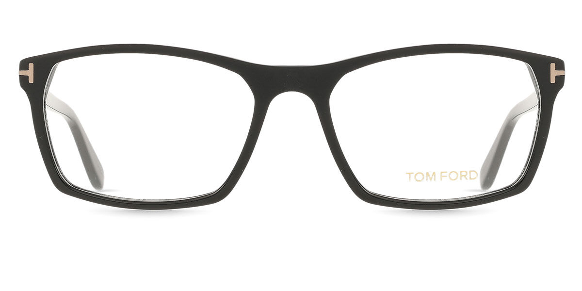 Tom Ford FT5295 002 Rectangle Matte Black Eyeglasses