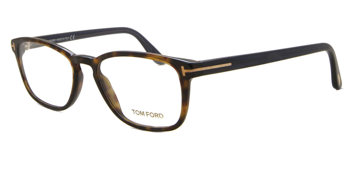 Tom Ford FT5355 052 Square Tortoise Eyeglasses | SmartBuyGlasses US