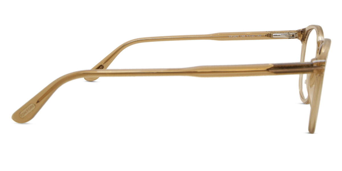 【新品】TOM FORD FT5401 045サングラス度入り Tom Ford FT5401 045 Round Transparent Light Brown Eyeglasses