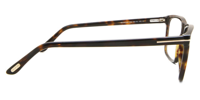 Tom Ford Tortoiseshell Rectangular Blue Light Glasses with Brown Case Tom Ford FT5909-B 052 Blue-Light Block Cat Eye Dark Tortoise  main image 4