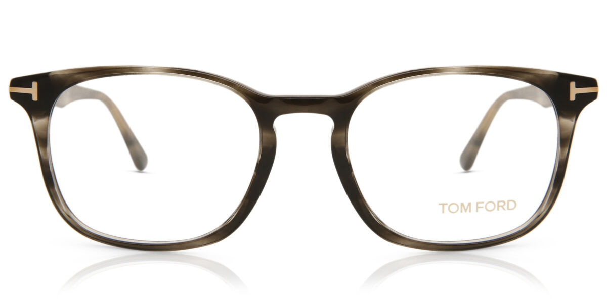 Tom Ford FT5505 005 Grey Tortoise Eyeglasses | SmartBuyGlasses US