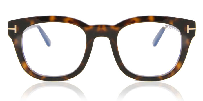 Tom Ford FT5379 005 Square Black Tortoise Eyeglasses  display picture 1