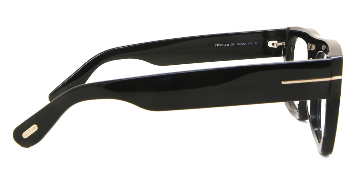 Tom Ford FT5634-B 001 Blue-Light Block Square Shiny Black