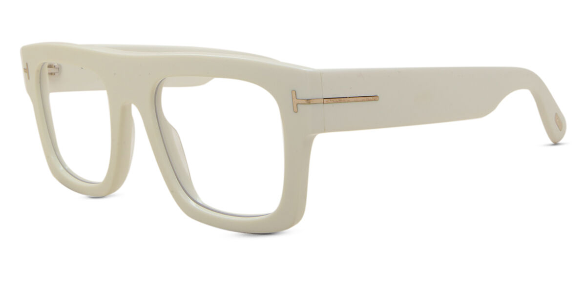タ*～様 TOM FORD TF 5634-B ホワイトサングラス Tom Ford FT5634-B Blue-Light Block 025 Square Ivory White