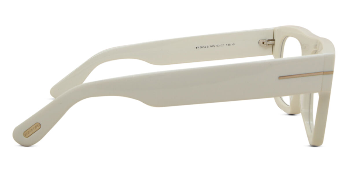 タ*～様 TOM FORD TF 5634-B ホワイトサングラス Tom Ford TF5634-B 056 Blue Control Glasses - US