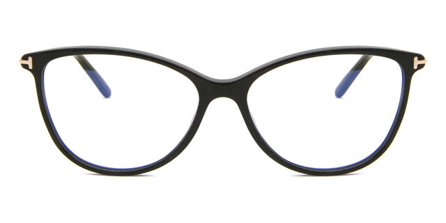Tom Ford FT5616-B 001 Blue-Light Block Cat Eye Shiny Black  display picture 2
