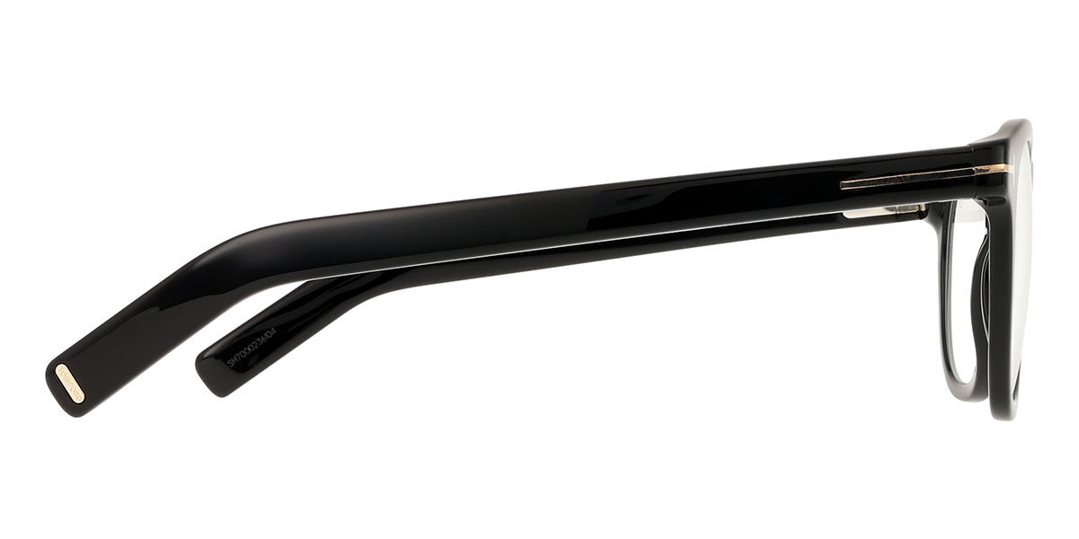Tom Ford FT5629-B 001 Blue-Light Block Oval Shiny Black Eyeglasses