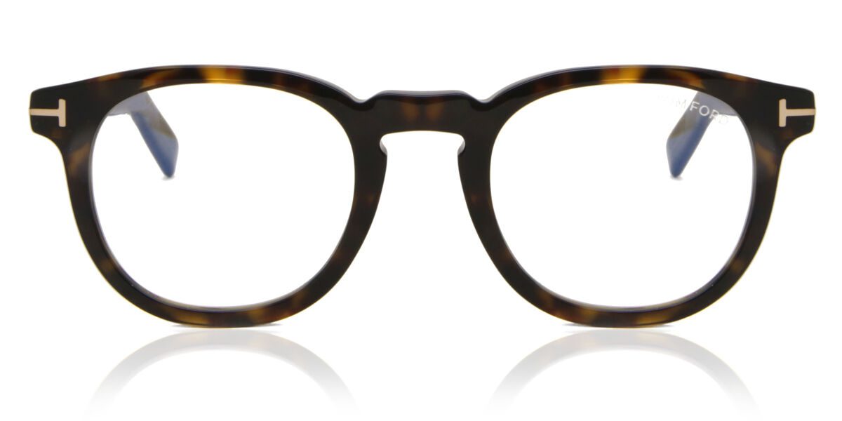 Tom Ford FT5629-B 052 Blue-Light Block Oval Dark Tortoise