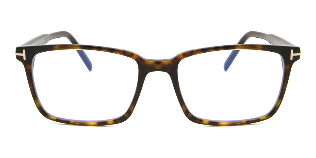 Tom Ford FT5802-B 052 Blue-Light Block Square Dark Tortoise