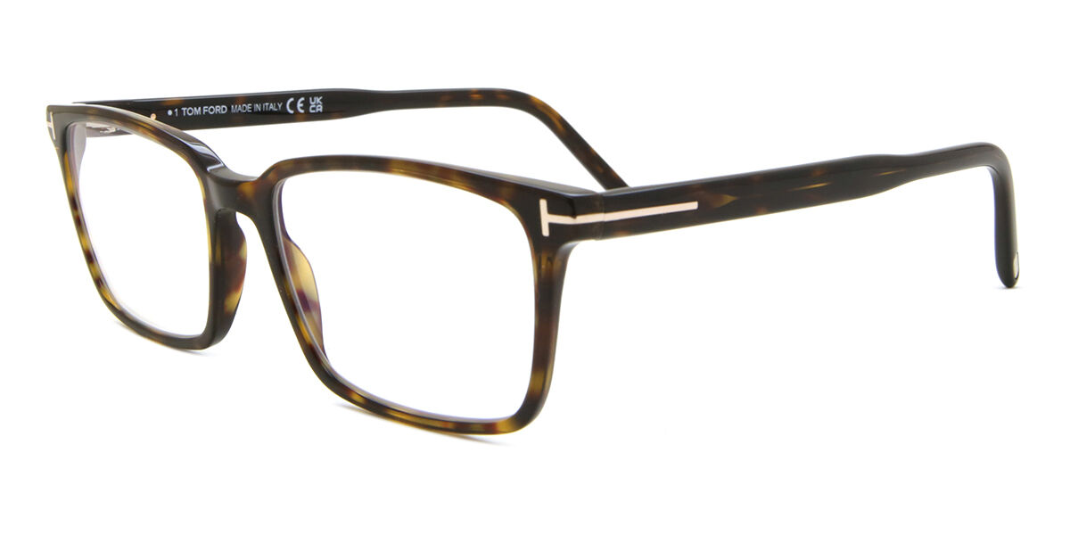 Tom Ford FT5802-B 052 Blue-Light Block Square Dark Tortoise