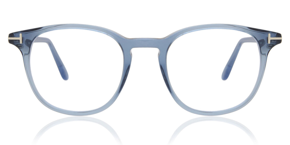 TOM FORD TF5732-B 014 ライトブルー サングラス Tom Ford FT5832-B 090 Blue-Light Block Oval Transparent Blue