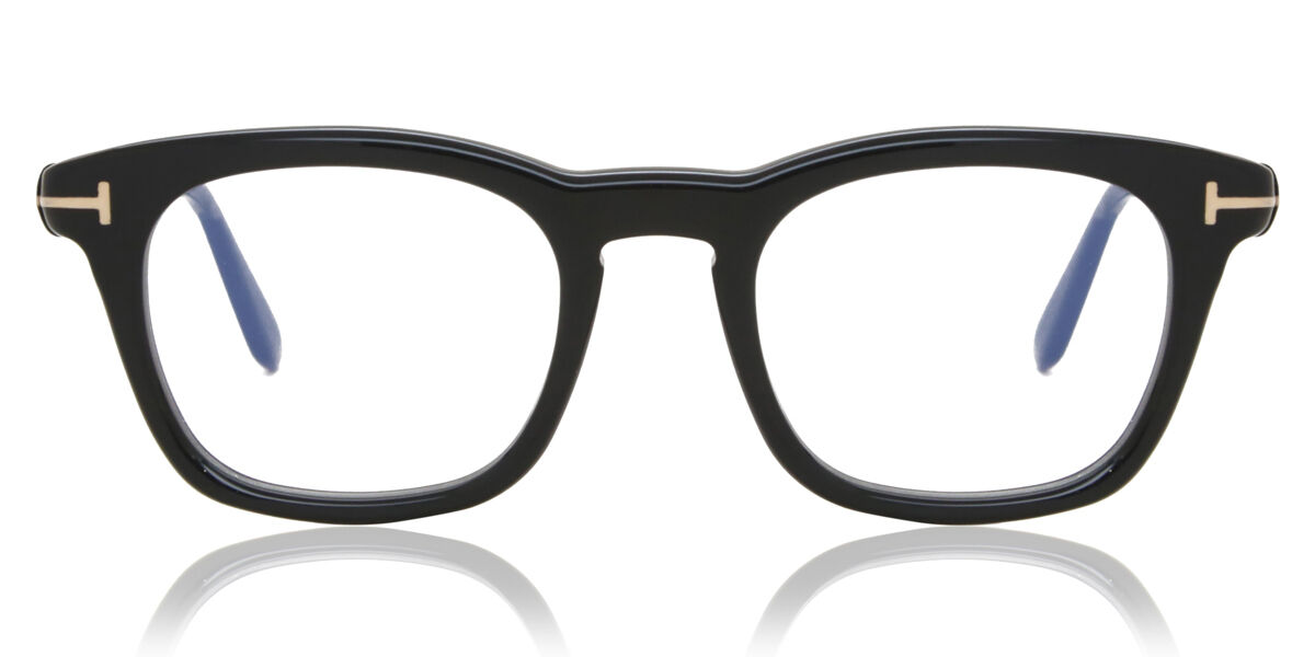 Tom Ford FT5870-B 052 Blue-Light Block Square Dark Tortoise