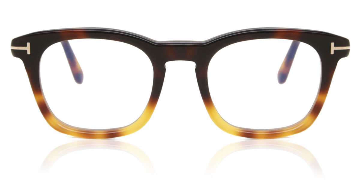 Tom Ford FT5870-B 052 Blue-Light Block Square Dark Tortoise