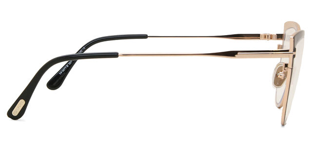 Tom Ford Women Eyeglasses Matte Brown Gold Cat Eye FT5877-B 046 NEW AUTHENTIC Tom Ford eyeglasses Frames FT5877B 046 Women Brown Cat Eye  main image 4