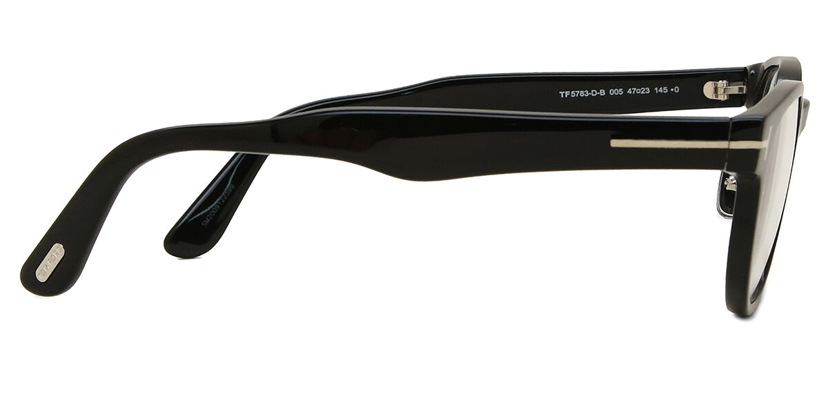 Tom Ford FT5783-D-B Asian Fit 005 Blue-Light Block Square Black