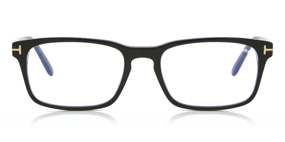 Tom Ford FT5295 002 Rectangle Matte Black Eyeglasses