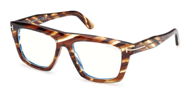 Tom Ford Brown Tortoise Glasses TOM FORD Tortoiseshell square-frame Glasses | Brown | FARFETCH main image 4