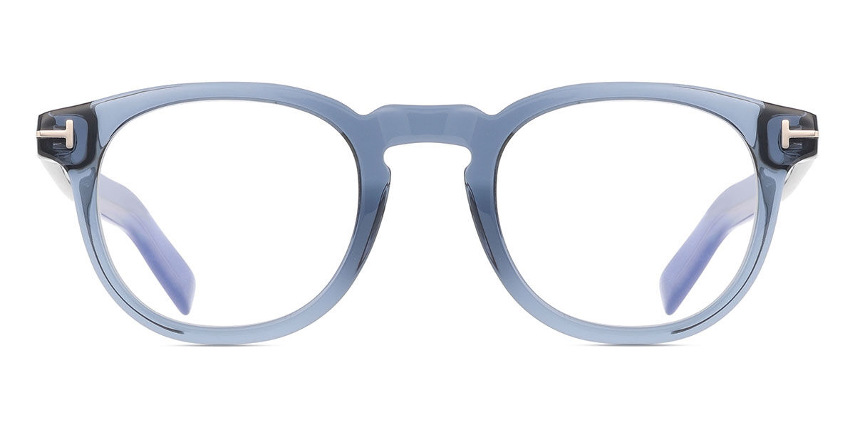 Tom Ford FT5629-B 052 Blue-Light Block Oval Dark Tortoise
