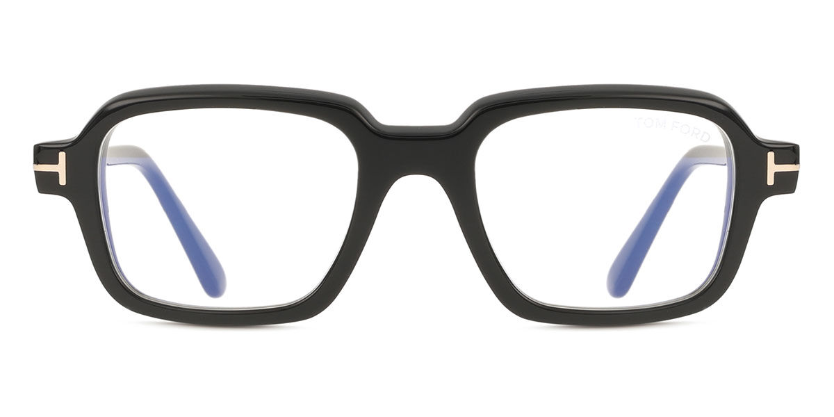 Tom Ford FT6123-B 001 Blue-Light Block Square Shiny Black