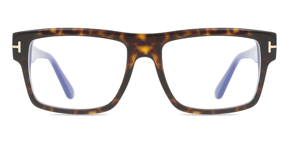 Tom Ford FT5401 045 Round Transparent Light Brown Eyeglasses