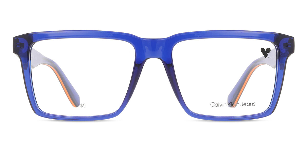Calvin Klein Jeans CKJ23611 400 Square Transparent Blue Eyeglasses
