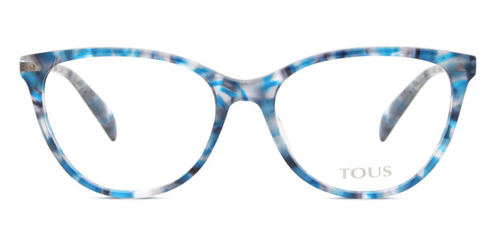 Tous VTOB35L 0700 Square Shiny Black Eyeglasses 