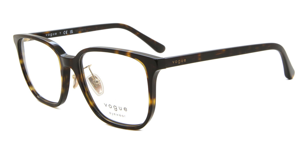 Vogue Eyewear VO5550D Asian Fit W656 Square Dark Tortoise