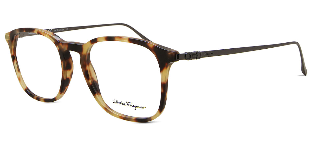 Salvatore Ferragamo SF 2846 281 Square Vintage Tortoise Eyeglasses