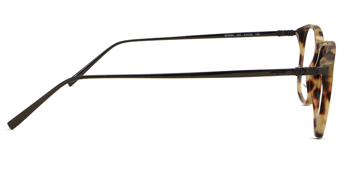 Salvatore Ferragamo SF 2846 281 Square Vintage Tortoise Eyeglasses