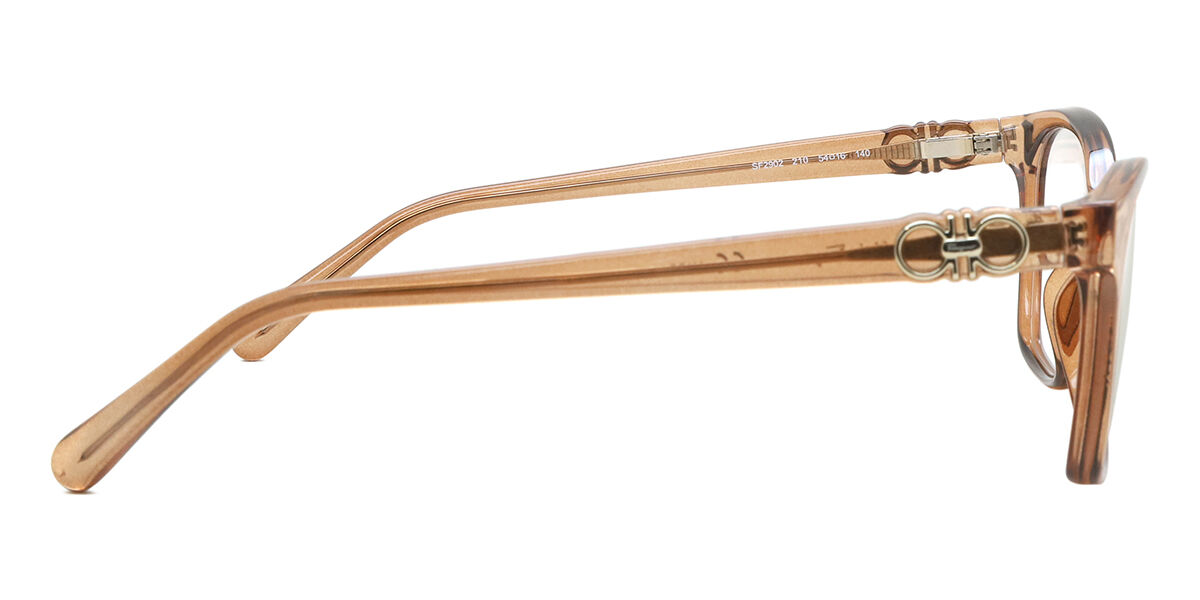 Salvatore Ferragamo SF 2902 210 Cat Eye Transparent Brown